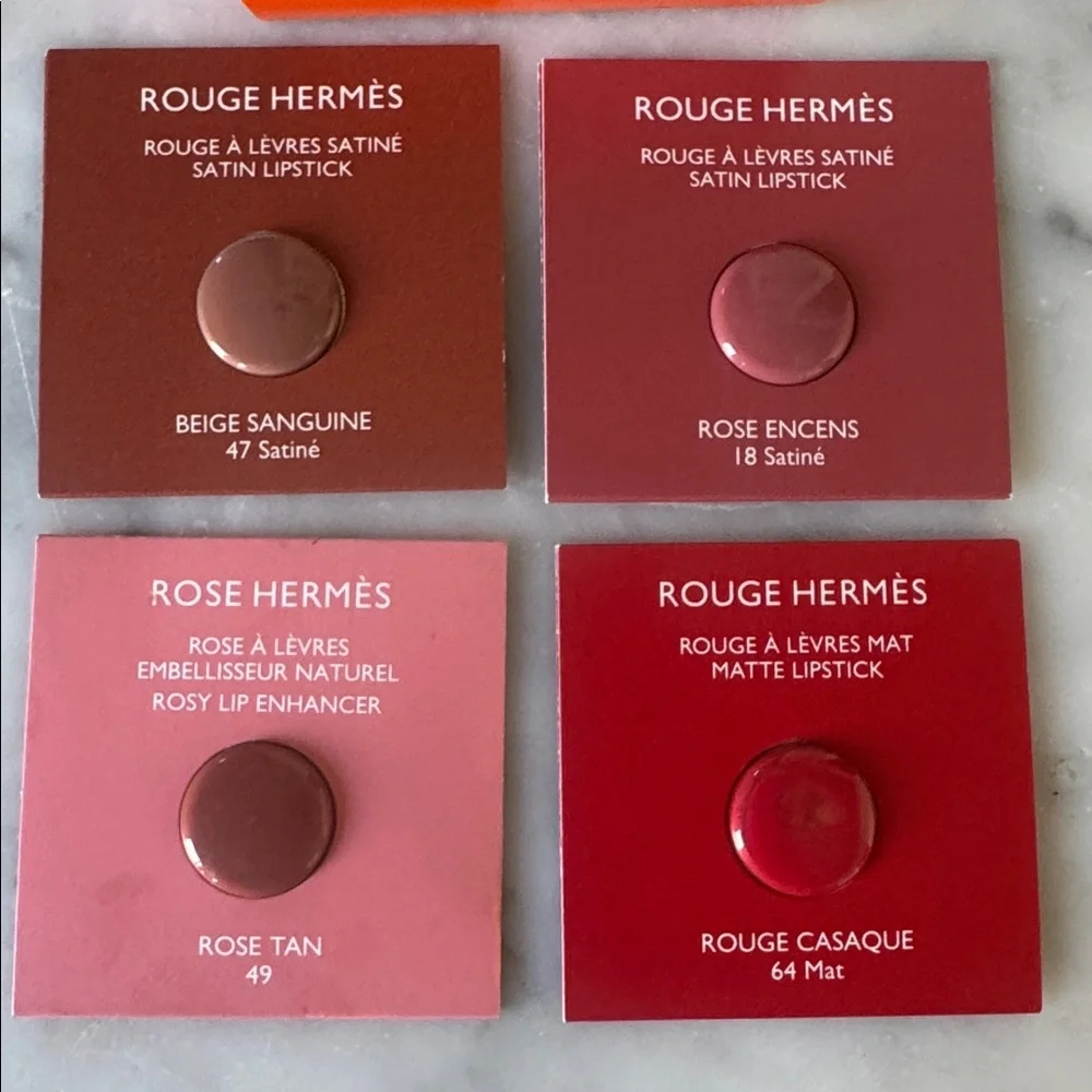 Hermès Rouge Lipstick sampler Set - Picture 2 of 2